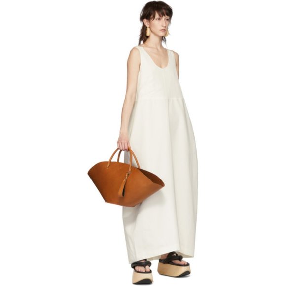 [NWT] Jil Sander SS19 Geek Cotton & Silk Dress - Picture 6 of 7